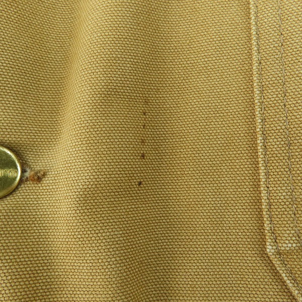 実際に弊社で買取させて頂いたCarhartt/カーハート 90s ヴィンテージ ダック地 チョアコート/カバーオールの画像 5枚目