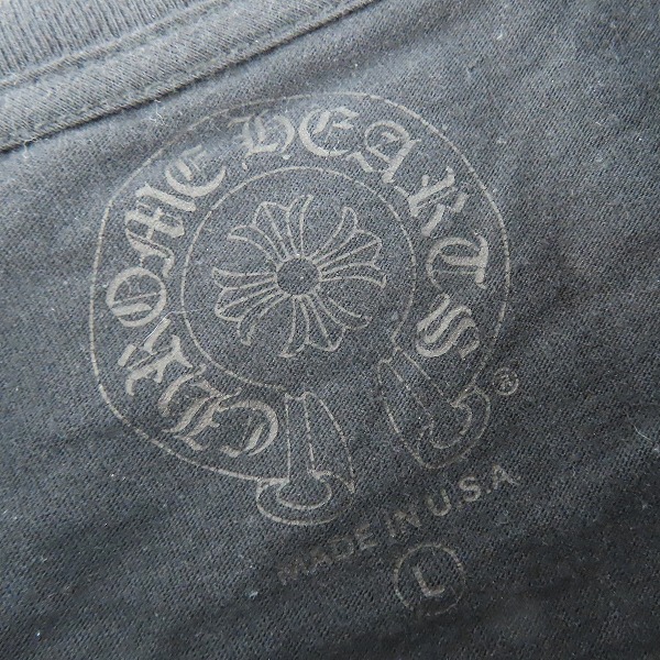 実際に弊社で買取させて頂いた【JPタグ】CHROME HEARTS/クロムハーツ FOTI フォティ プリントTシャツ/Lの画像 2枚目