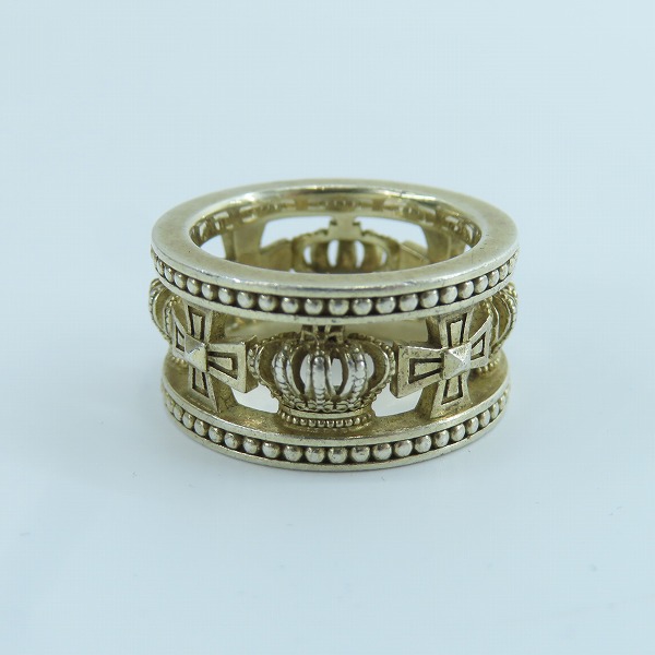 実際に弊社で買取させて頂いたJustin Davis/ジャスティンデイビス MEDIEVAL WEDDING BAND RING/メディバル ウェディング バンド リング 16-17号の画像 4枚目