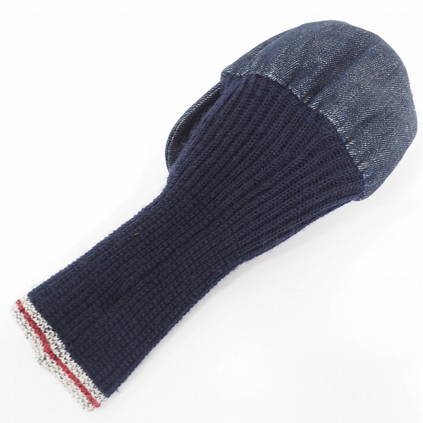 実際に弊社で買取させて頂いたEVISU GOLF/エヴィスゴルフ/エビス デニム  キャップ型 ドライバー/1w用ヘッドカバーの画像 1枚目