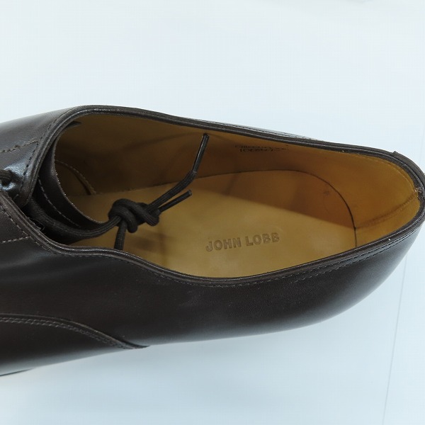 実際に弊社で買取させて頂いたJOHN LOBB/ジョンロブ GROSVENOR/グロヴナー レザーシューズ 10Eの画像 4枚目