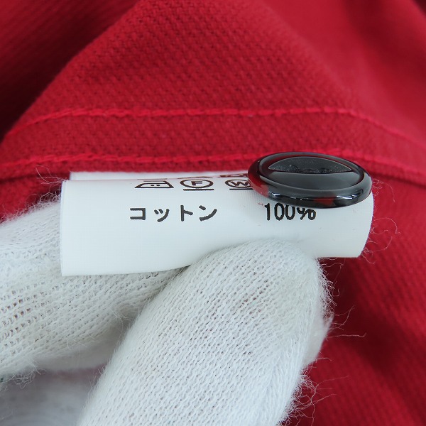 実際に弊社で買取させて頂いた【未使用】 SUGAR CANE/シュガーケーン F.ROMANCE 9.5oz HEAVY TWILL with MARBLE BUTTON/ワークシャツ レッド SC28753/Mの画像 3枚目