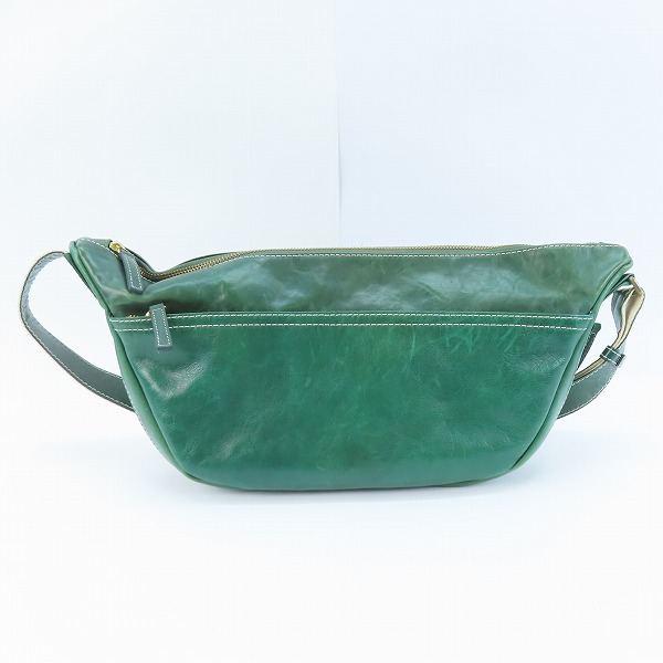 実際に弊社で買取させて頂いた土屋鞄/ツチヤカバン レザー/キャンバス ジップ ボディバッグ 