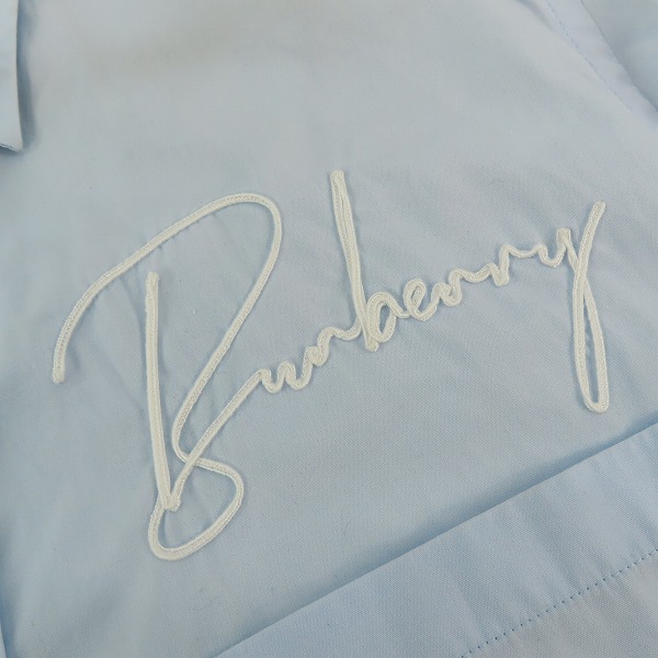 実際に弊社で買取させて頂いたBURBERRY LONDON ENGLAND/バーバリーロンドンイングランド 刺繍長袖シャツ 8055627/Sの画像 5枚目