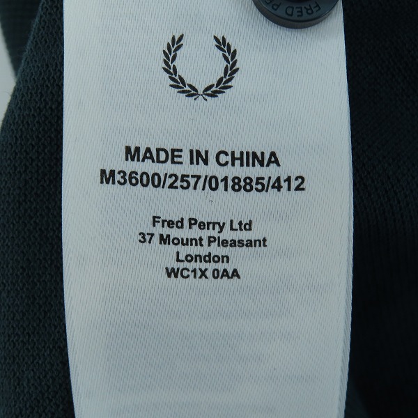 実際に弊社で買取させて頂いたFRED PERRY/フレッドペリー The Fred Perry Shirt 半袖 ポロシャツ M3600/Sの画像 4枚目