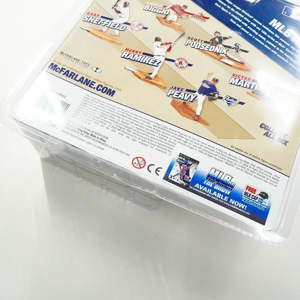 実際に弊社で買取させて頂いた【未開封】McFARLANE TOYS/マクファーレントイズ ボストン・レッドソックス #24 MANNY RAMIREZ 白 フィギュアの画像 8枚目