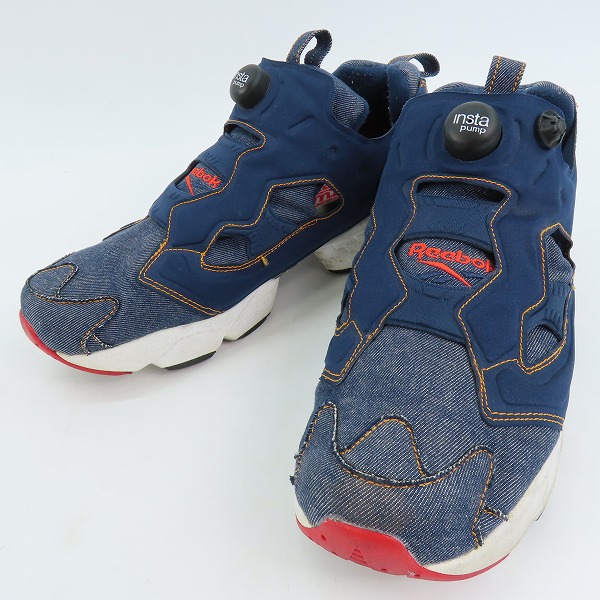 実際に弊社で買取させて頂いたReebok×ZOZOTOWN/リーボック×ゾゾタウン INSTAPUMP FURY/インスタポンプフューリー 10周年記念 デニム AQ9345/29