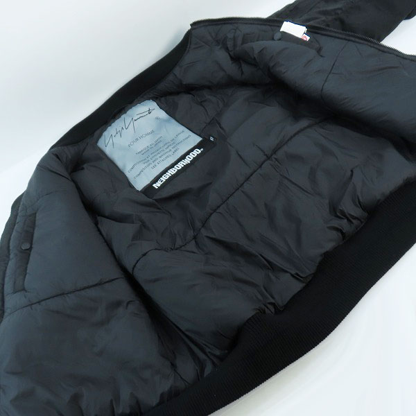 実際に弊社で買取させて頂いたNEIGHBOR HOOD×Yohji Yamamoto/ネイバーフッド×ヨウジヤマモト MA-1 JACKET/ジャケット HZ-Y70-600/222SPYY-JKM01S/Lの画像 5枚目