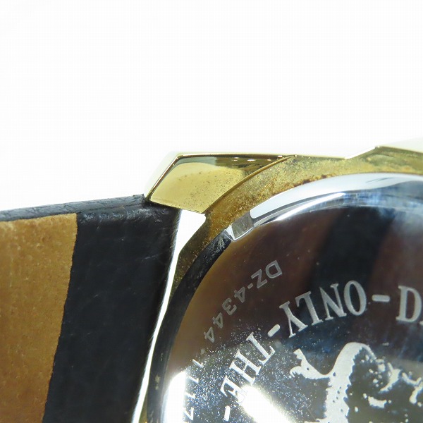 実際に弊社で買取させて頂いたDIESEL/ディーゼル MEGA CHIEF/メガチーフ クオーツ 腕時計 DZ-4344【動作未確認】の画像 7枚目