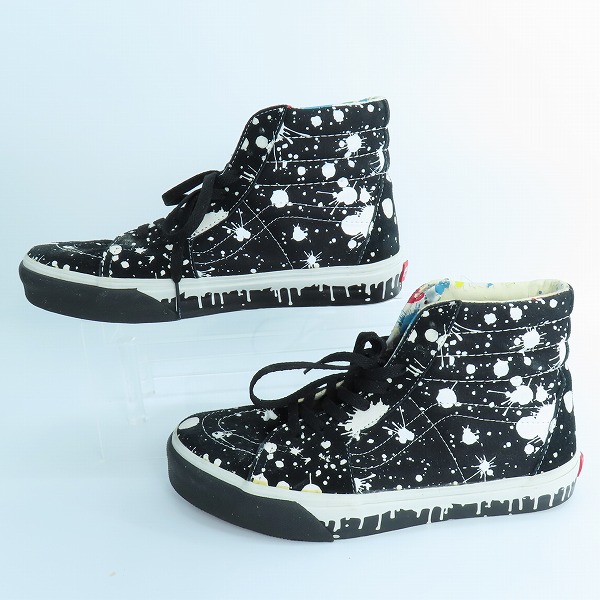 実際に弊社で買取させて頂いた【難有】VANS/バンズ SK8-HI/スケートハイ ペイントデザイン ハイカットスニーカー TB40/8.5の画像 3枚目