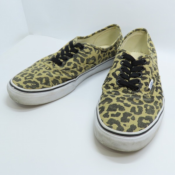 実際に弊社で買取させて頂いたVANS/バンズ VAN DOREN/バンドーレン レオパード柄 ローカットスニーカー T376/8.5