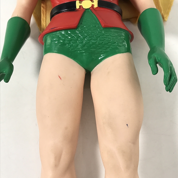 実際に弊社で買取させて頂いたHamilton/ハミルトン DCコミック バットマン ロビン 1989年 ヴィンテージ ソフビ/フィギュア/人形の画像 6枚目