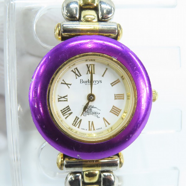実際に弊社で買取させて頂いたBurberrys/バーバリーズ 腕時計 9100L 【動作未確認】
