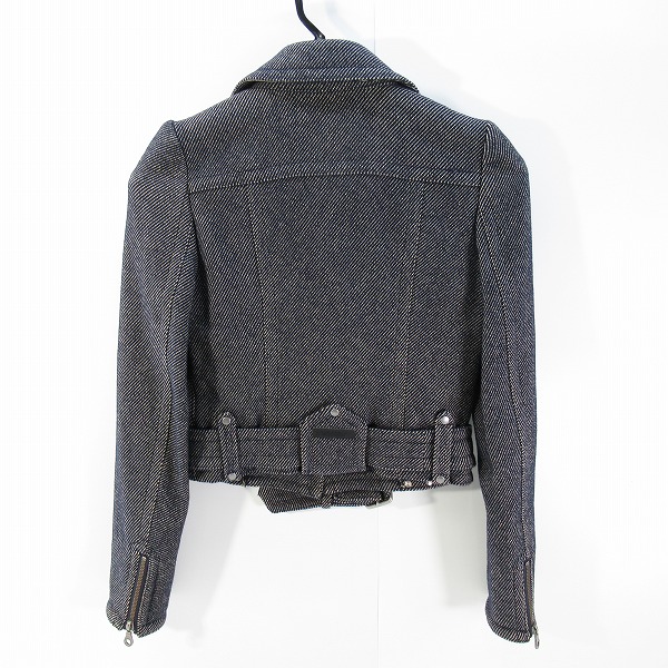 実際に弊社で買取させて頂いたBurberry London BLUE LABEL/バーバリーロンドン ブルーレーベル ダブルライダース ジャケット FCF22-632-29/38の画像 1枚目