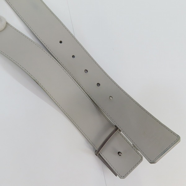 実際に弊社で買取させて頂いたLOUIS VUITTON/ルイヴィトン サンチュール･LVイニシアル PVC×レザー ベルト MP300 100/40の画像 4枚目