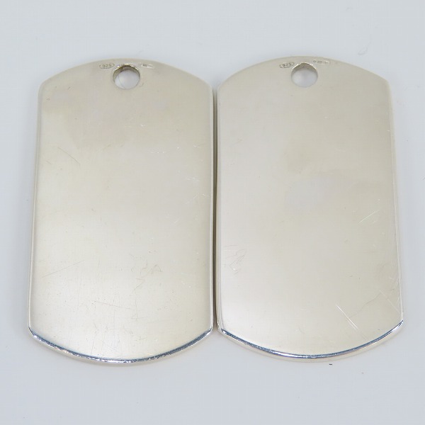 実際に弊社で買取させて頂いたGUCCI/グッチ ドッグタグ ロゴ プレート ペンダントトップの画像 2枚目