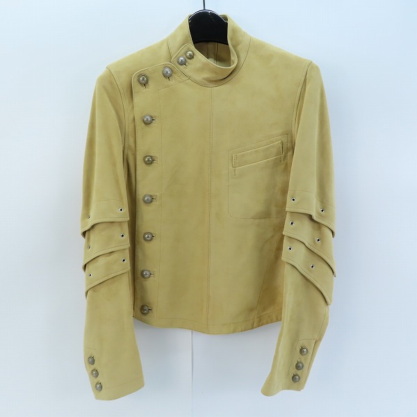 実際に弊社で買取させて頂いたTAKAHIROMIYASHITA TheSoloIst/タカヒロミヤシタザソロイスト 羊革/ラムレザー/スエードレザー ジャケット SJ 0029SS17/46