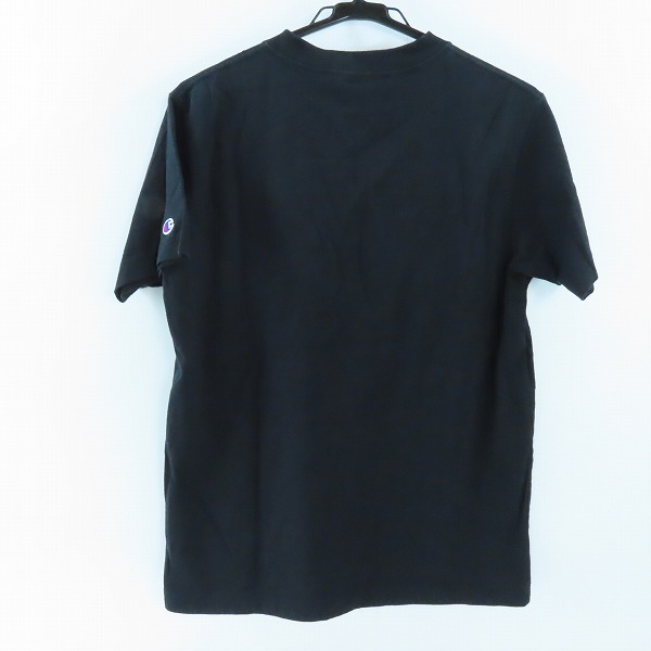 実際に弊社で買取させて頂いたRHC Ron Herman×Champion/ロンハーマン×チャンピオン ロゴ Tシャツ ブラック C3-E118/Mの画像 1枚目