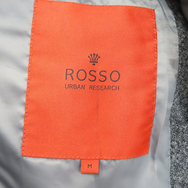 実際に弊社で買取させて頂いたURBAN RESEARCH ROSSO/アーバンリサーチ ロッソ Harris Tweed ウールコート RA77-17M002 /Mの画像 3枚目