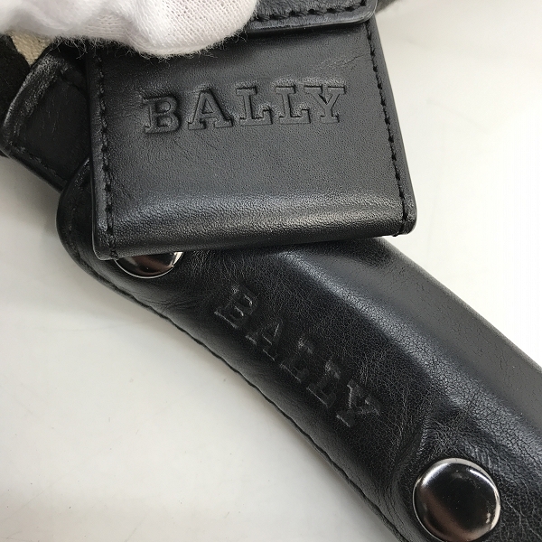 実際に弊社で買取させて頂いたBALLY/バリー レザー ボストンバッグ/トラベルバッグの画像 4枚目