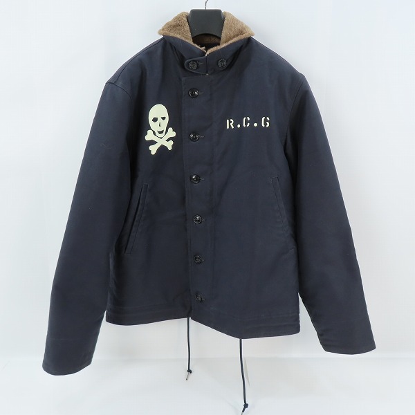 実際に弊社で買取させて頂いたTHE REAL McCOY'S/リアルマッコイズ NAVY DEPARTMENT N-1 デッキジャケット NXss 23615/42
