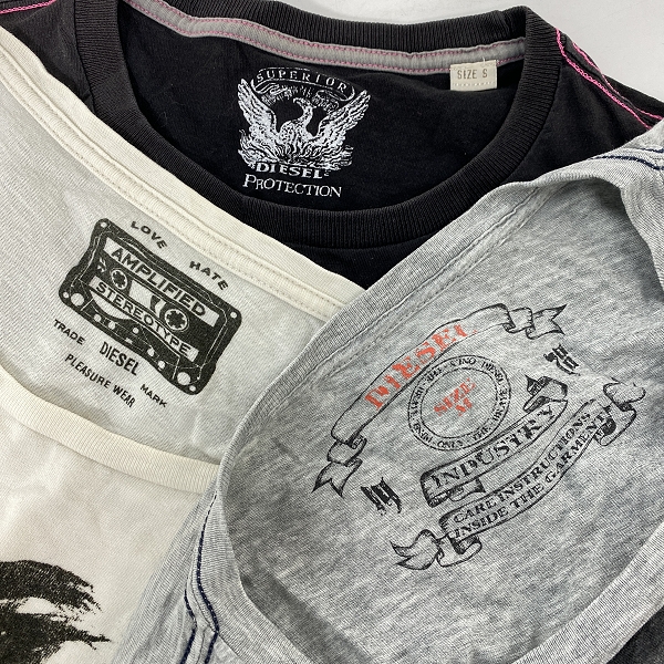 実際に弊社で買取させて頂いた【おまとめ】DIESEL/ディーゼル 半袖 カットソーの画像 2枚目