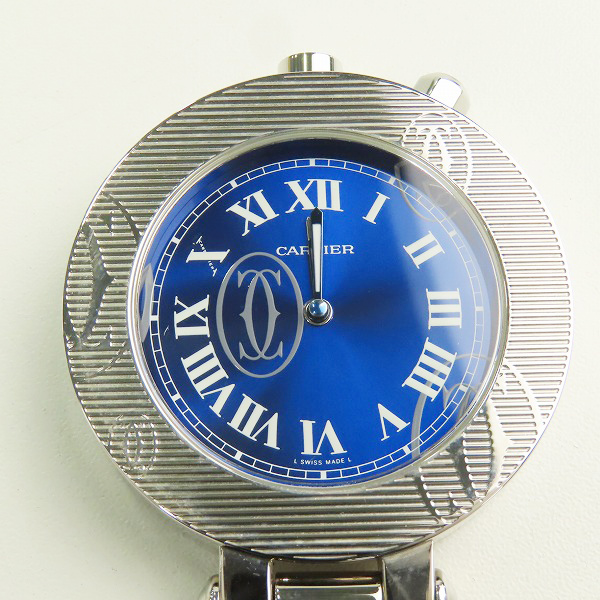 実際に弊社で買取させて頂いたCartier/カルティエ QZ  ハッピースデー トラベルクロック 時計 W0100073【動作未確認】の画像 1枚目