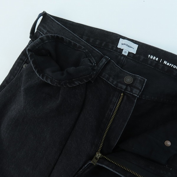 実際に弊社で買取させて頂いたDESCENDANT/ディセンダント 22AW 1984 DENIM TROUSERS SLIM/デニムトラウザーズパンツ 2の画像 2枚目