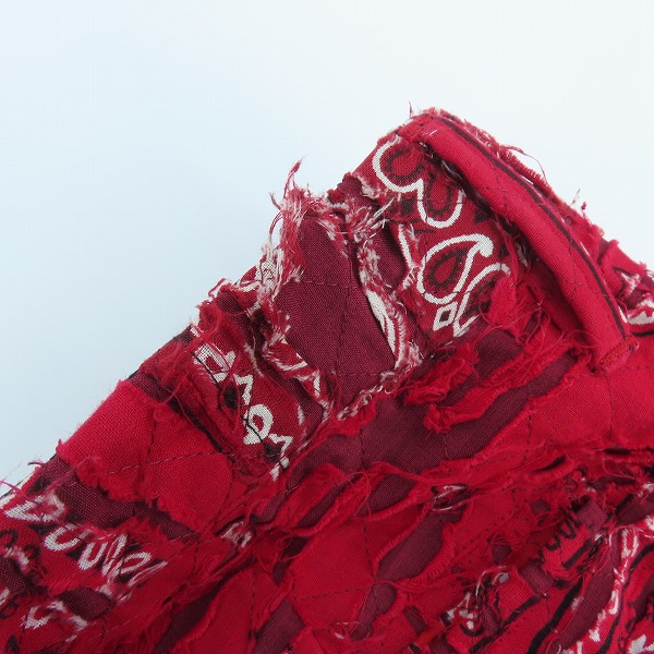 実際に弊社で買取させて頂いたchildren of the discordance × poliquant/チルドレンオブザディスコーダンス×ポリクワント バンダナ キルティング パンツの画像 8枚目