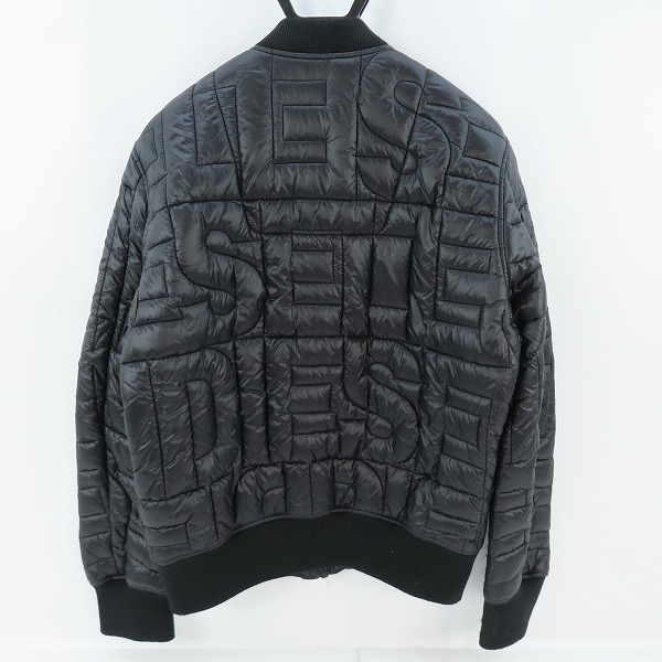 実際に弊社で買取させて頂いたDIESEL/ディーゼル ロゴ キルティング 中綿ジャケット/Mの画像 1枚目