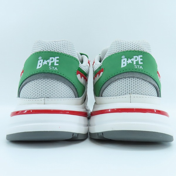 実際に弊社で買取させて頂いたA BATHING APE/アベイシングエイプ SHARK STA Italy/シャークスタ イタリア スニーカー OZXSHMX91304M/26の画像 1枚目