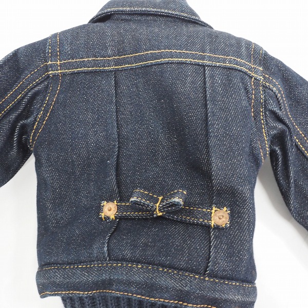 実際に弊社で買取させて頂いたEVISU GOLF/エヴィスゴルフ/エビス デニムジャケット型 ドライバー/1w用ヘッドカバーの画像 4枚目