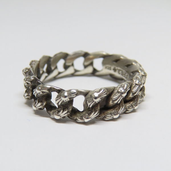 実際に弊社で買取させて頂いたCHROME HEARTS/クロムハーツ XTRA FANCY RING SML エクストラファンシーリングスモール 21.5号の画像 4枚目