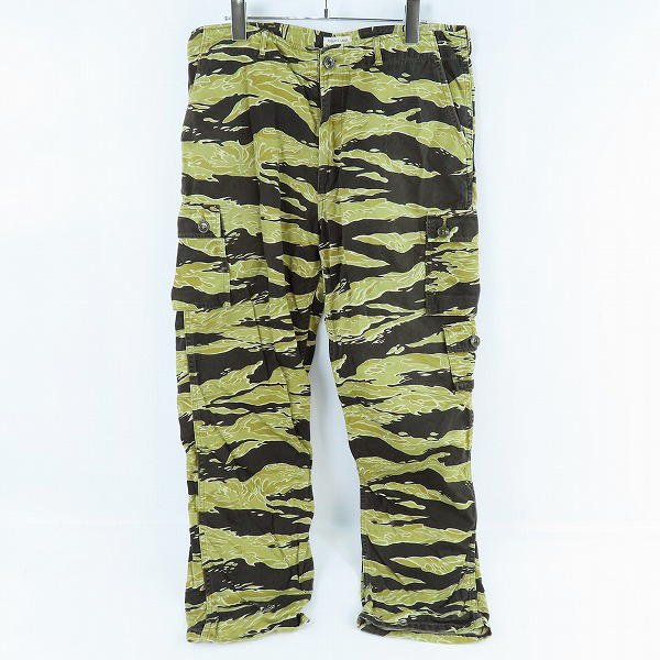 実際に弊社で買取させて頂いたTHE REAL McCOY/リアルマッコイズ タイガーカモ カーゴパンツ/XL