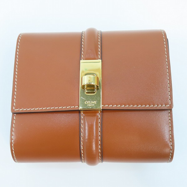 実際に弊社で買取させて頂いたCELINE/セリーヌ スモールトリフォールドウォレット 16/コンパクトウォレット 10F523