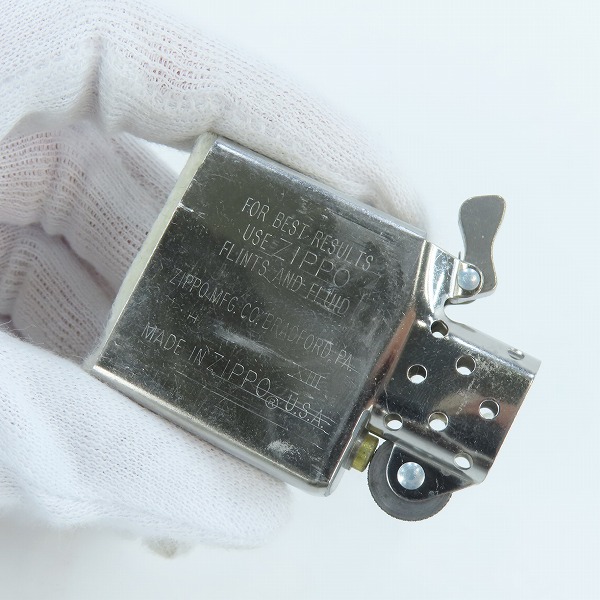 実際に弊社で買取させて頂いたZIPPO/ジッポー HARLEY DAVIDSON/ハーレーダビッドソン 95th Anniversary/95周年シリアル入り イーグル 1997年製の画像 5枚目