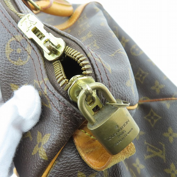 実際に弊社で買取させて頂いたLOUIS VUITTON/ルイヴィトン モノグラム キーポル45 ボストンバッグ M41428の画像 8枚目