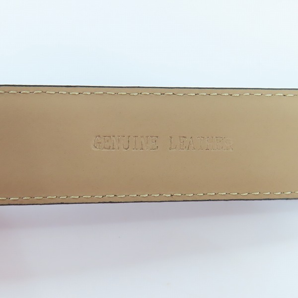 実際に弊社で買取させて頂いたREGAL/リーガル レザーベルト ブラックの画像 4枚目
