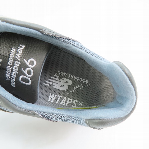 実際に弊社で買取させて頂いたNew balance/ニューバランス Wtaps/ダブルタップス スニーカー M990WT2/30の画像 4枚目