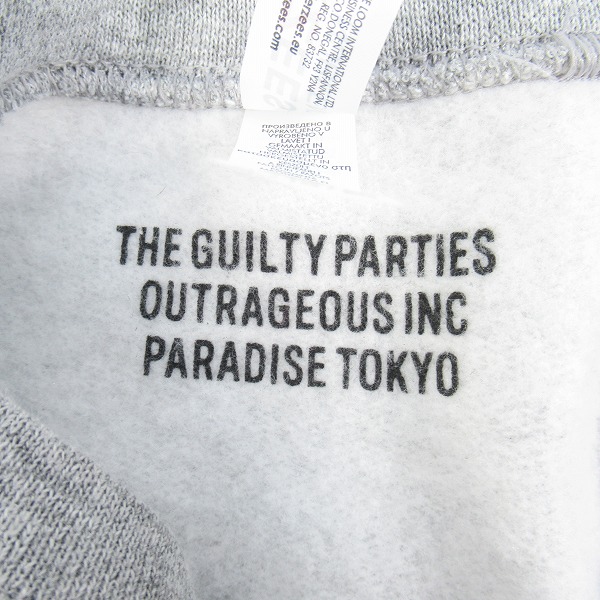 実際に弊社で買取させて頂いたWACKO MARIA/ワコマリア LOGO EMBROIDERY SWEART SHIRT/ロゴ スウェットシャツ 23FWE-WMC-SS02 XLの画像 4枚目