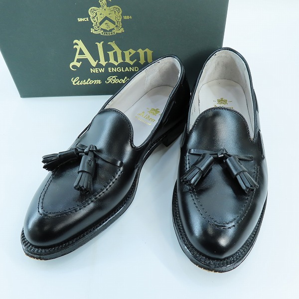 実際に弊社で買取させて頂いたALDEN/オールデン タッセルローファー ブラック 660/7