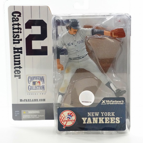 実際に弊社で買取させて頂いた【未開封】McFARLANE/マクファーレン ニューヨーク・ヤンキース #29 Catfish Hunter キャットフィッシュ・ハンター フィギュア