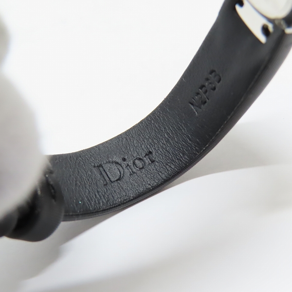 実際に弊社で買取させて頂いたChristian Dior/クリスチャンディオール ラ ミニ ディ ドゥ ディオール クォーツ 腕時計 CD040112の画像 4枚目