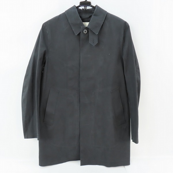 実際に弊社で買取させて頂いたMACKINTOSH/マッキントッシュ 襟下ドット柄 コットン ゴム引きステンカラーコート 38
