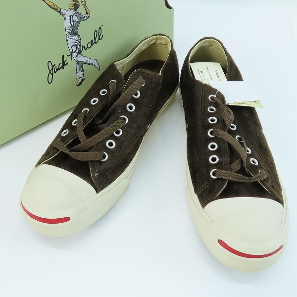 実際に弊社で買取させて頂いた【未使用】CONVERSE/コンバース JACK PURCELL/ジャックパーセル Xフェイクファー 1B065/27