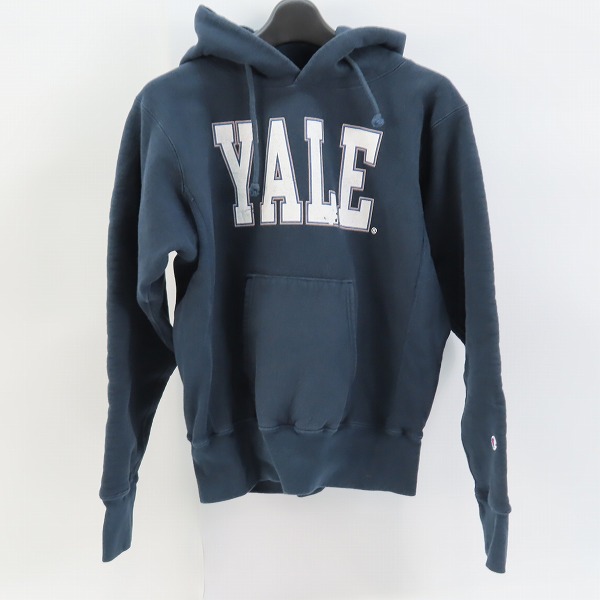 実際に弊社で買取させて頂いたChampion/チャンピオン YALE REVERSE WEAVE sweat parka リバースウィーブ スウェット パーカー 赤単タグ 復刻 M