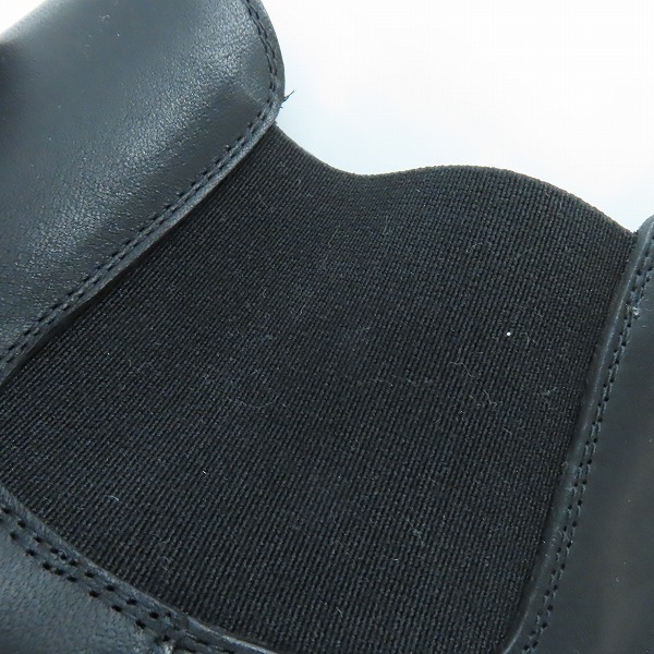 実際に弊社で買取させて頂いたBOTTEGA VENETA/ボッテガヴェネタ タイヤアンクル サイドゴア チェルシーブーツ ブラック×パープル/45の画像 7枚目