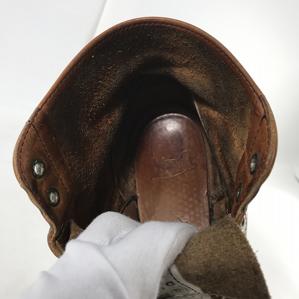 実際に弊社で買取させて頂いたRED WING/レッドウィング アイリッシュセッターブーツ 9107/7.5Dの画像 4枚目