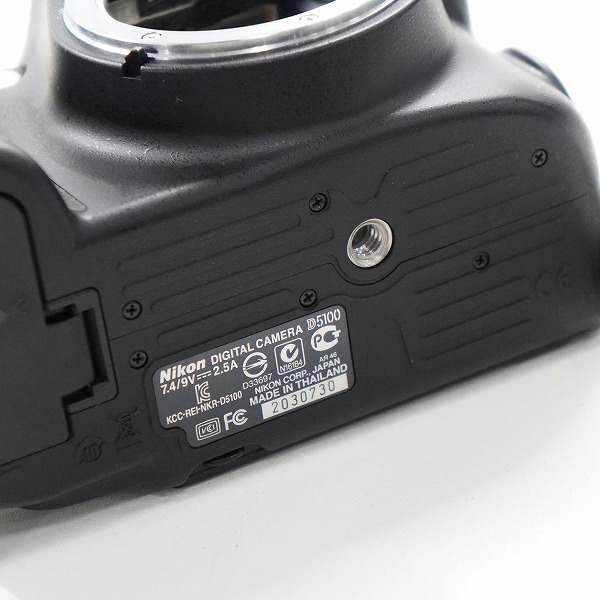 実際に弊社で買取させて頂いた【ジャンク】Nikon/ニコン D5100 デジタル一眼レフカメラの画像 6枚目