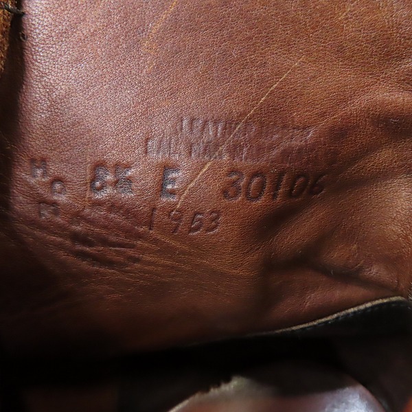 実際に弊社で買取させて頂いたRED WING/レッドウィング 50周年記念 アイリッシュセッターブーツ/復刻犬タグ/1953/8.5の画像 5枚目